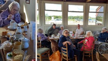 Winters Park Residents have scones out at local café in the lakes